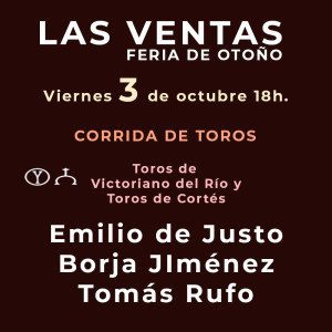 Corrida de Toros Feria de Otoño