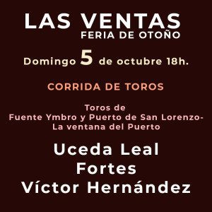 Corrida de Toros Feria de Otoño - Domingo 5