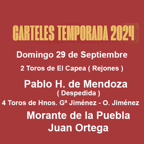24 Domingo 29 de Septiembre