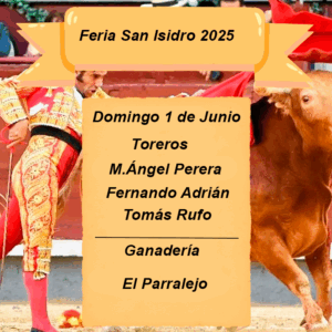 Entradas feria San Isidro 1 de Junio
