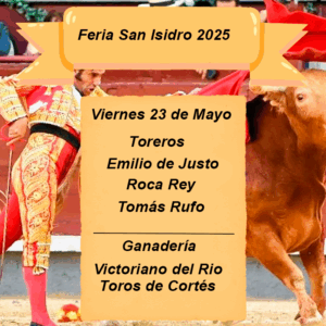 Entradas feria San Isidro 23 de mayo