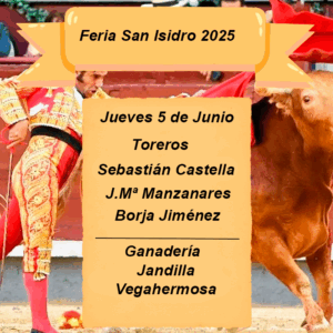 Entradas feria San Isidro 5 de Junio