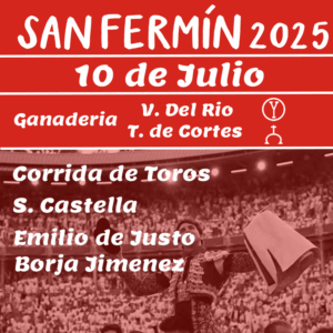 Entradas San fermin 10 de julio