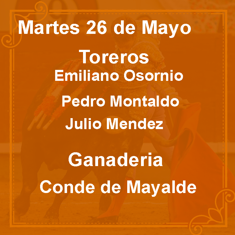 feria de san isidro 26 de Mayo