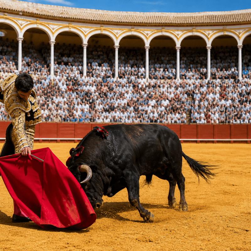 Torero en la Plaza de Toros de Jerez durante la Feria del Caballo de Jerez 2026