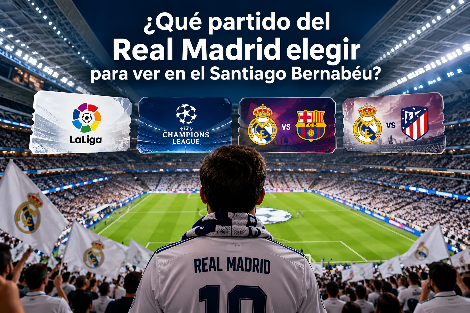 Guía de partidos en el Bernabéu
